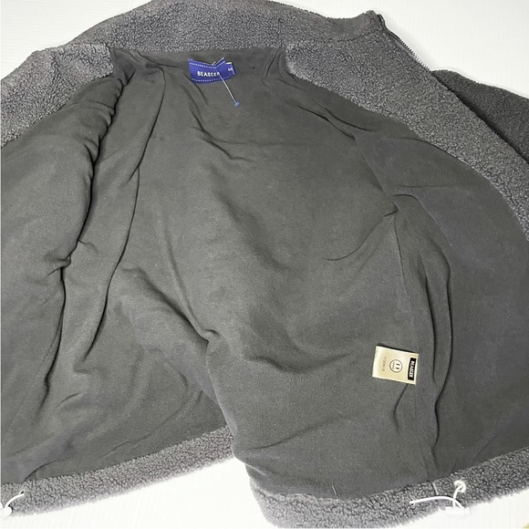 Oversized Embroidered Sherpa Coat - Picture 11 of 16